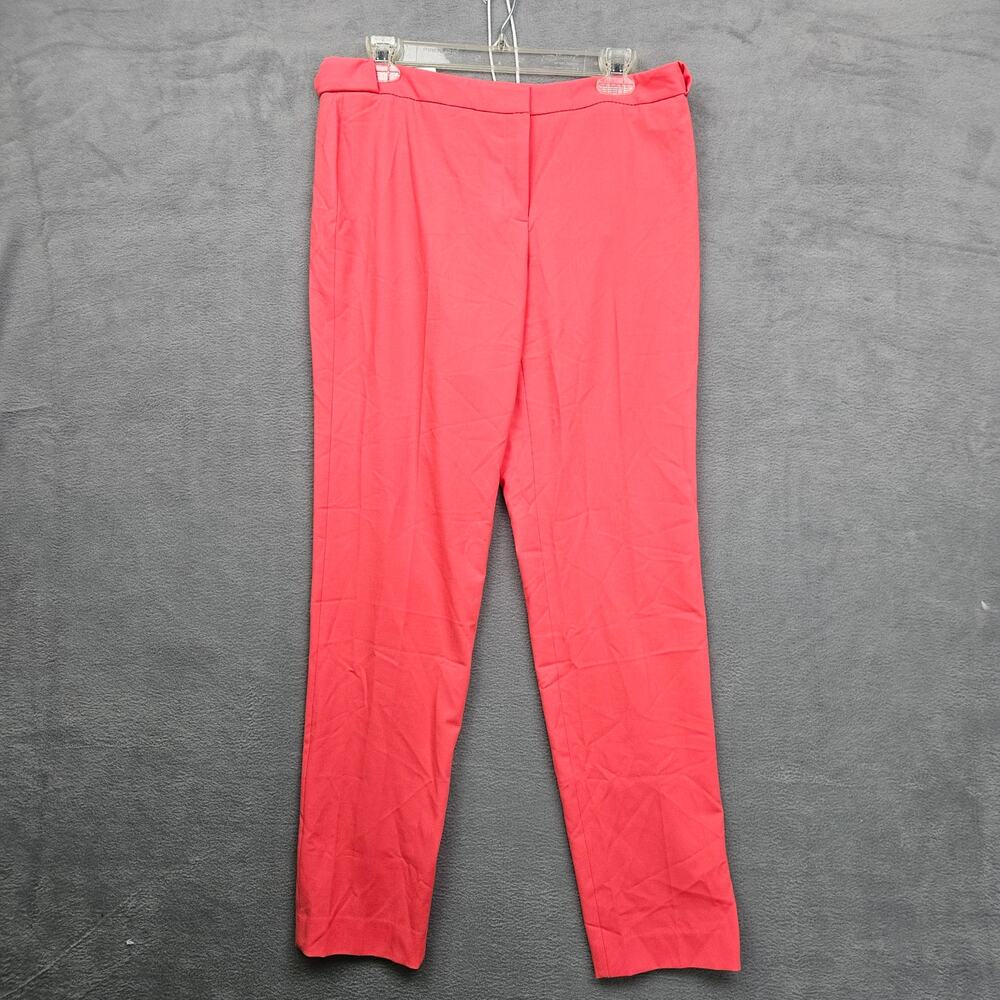 Calvin Klein Highline Pink Slim Ankle Pants Size 6 Stretch Officecore Nwt